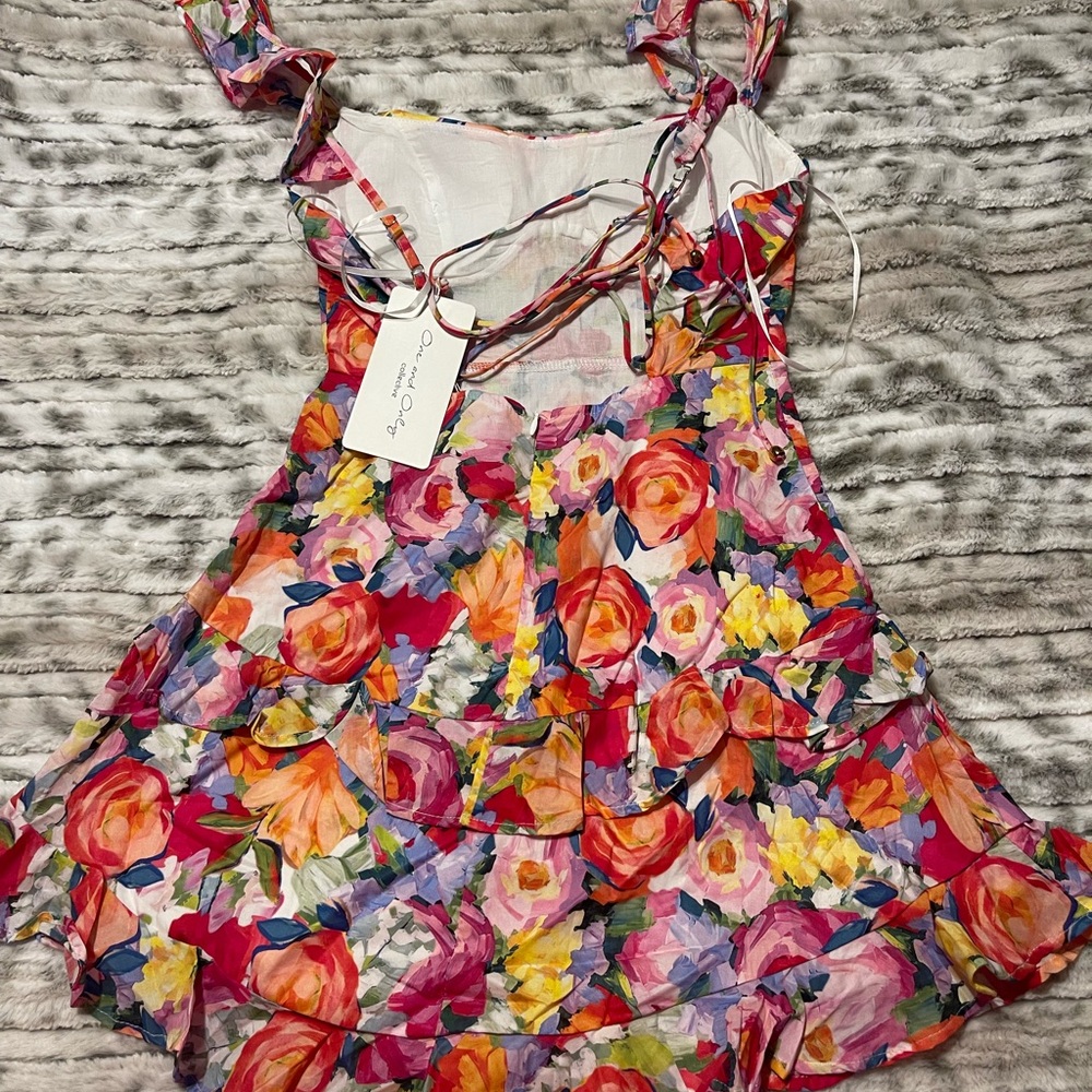 Floral Ruffle Dress - Picture 2 of 2